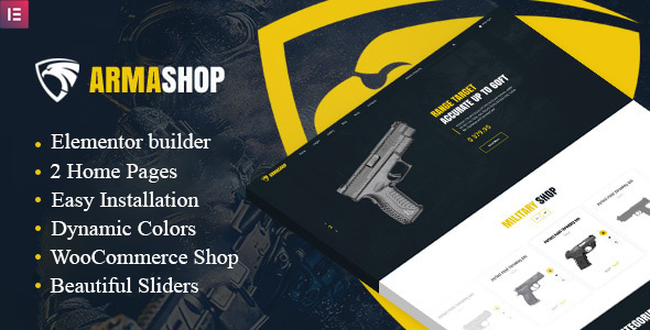 Armashop - Guns and Ammo WooCommerce theme Logo